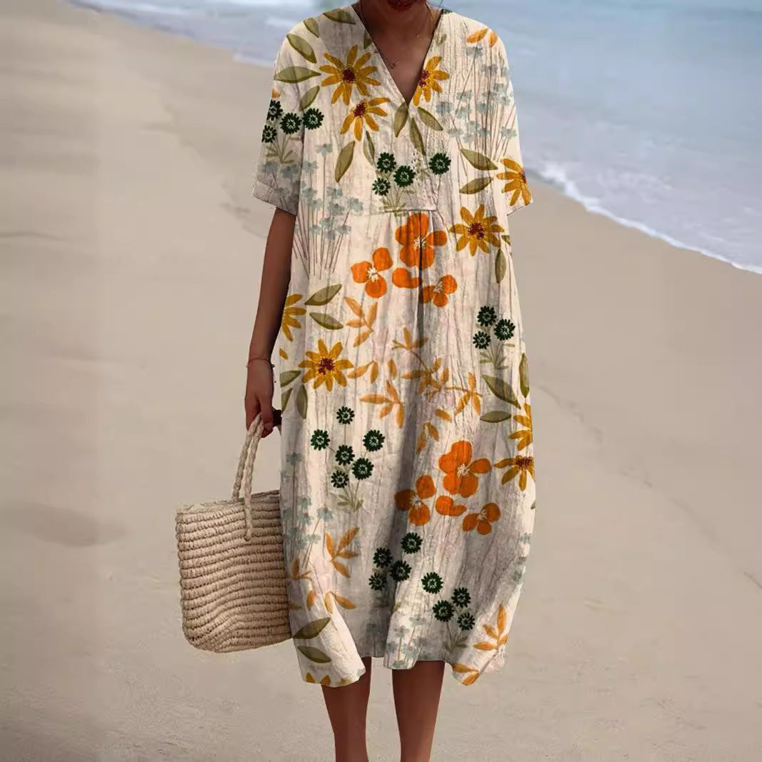 MARTINA™ - La robe florale éclatante du jardin de printemps pour femme