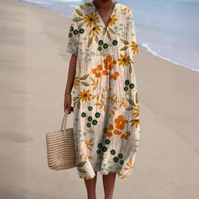 MARTINA™ - La robe florale éclatante du jardin de printemps pour femme