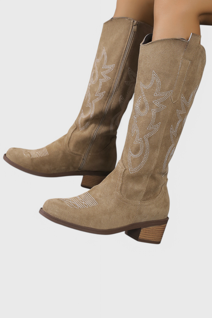 Bottes Western à Tige Haute