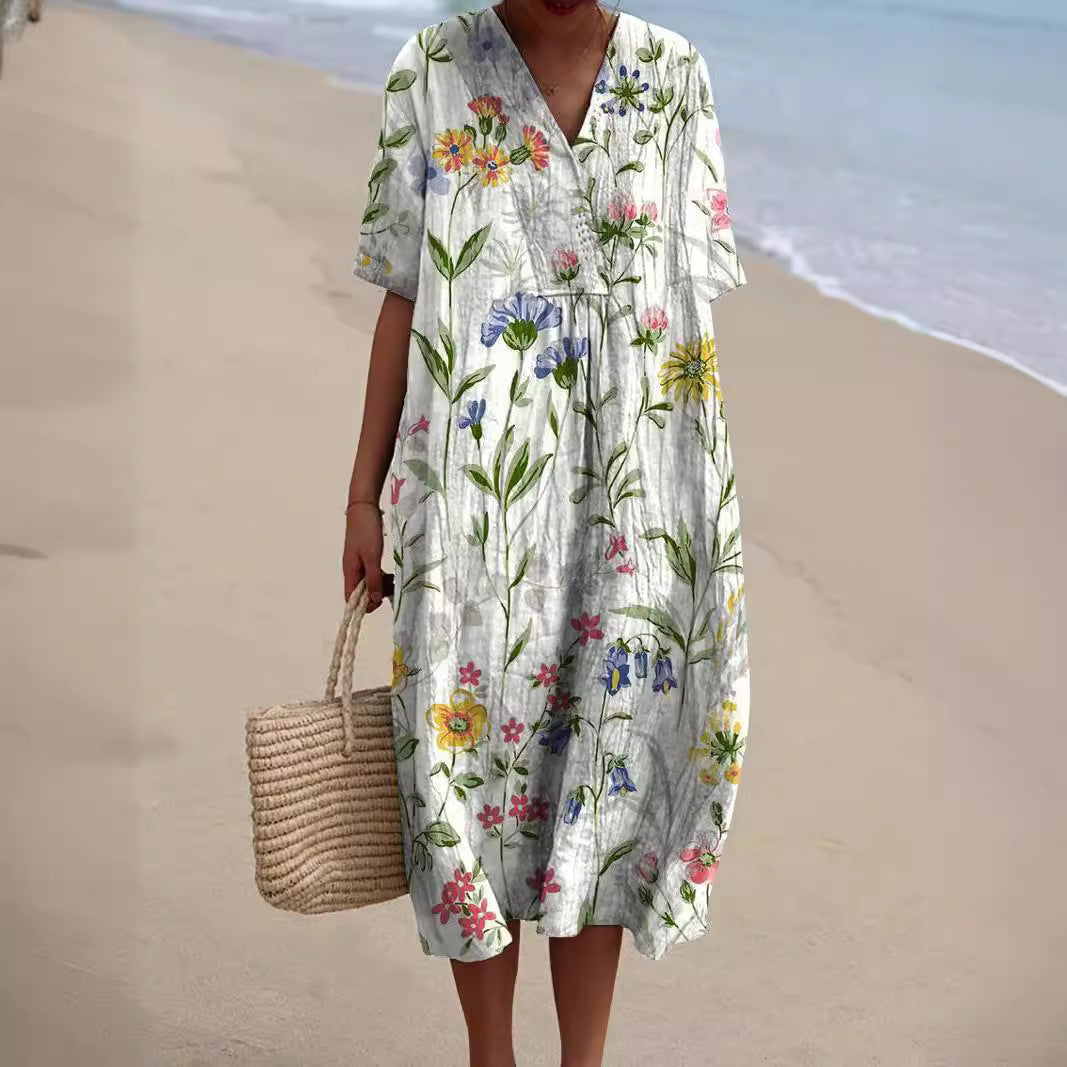 MARTINA™ - La robe florale éclatante du jardin de printemps pour femme