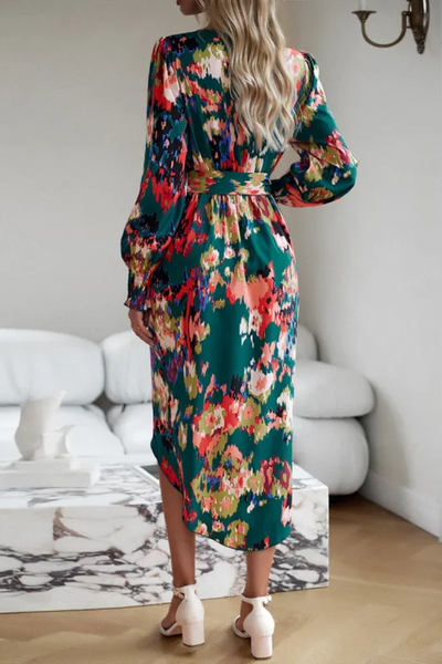 Oravielle | Robe élégante à col en V