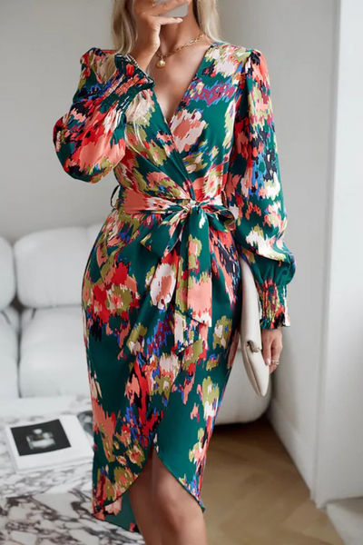 Oravielle | Robe élégante à col en V