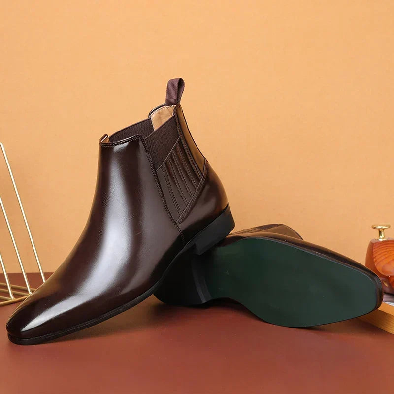 Botins de Salto em Bloco Minimalistas