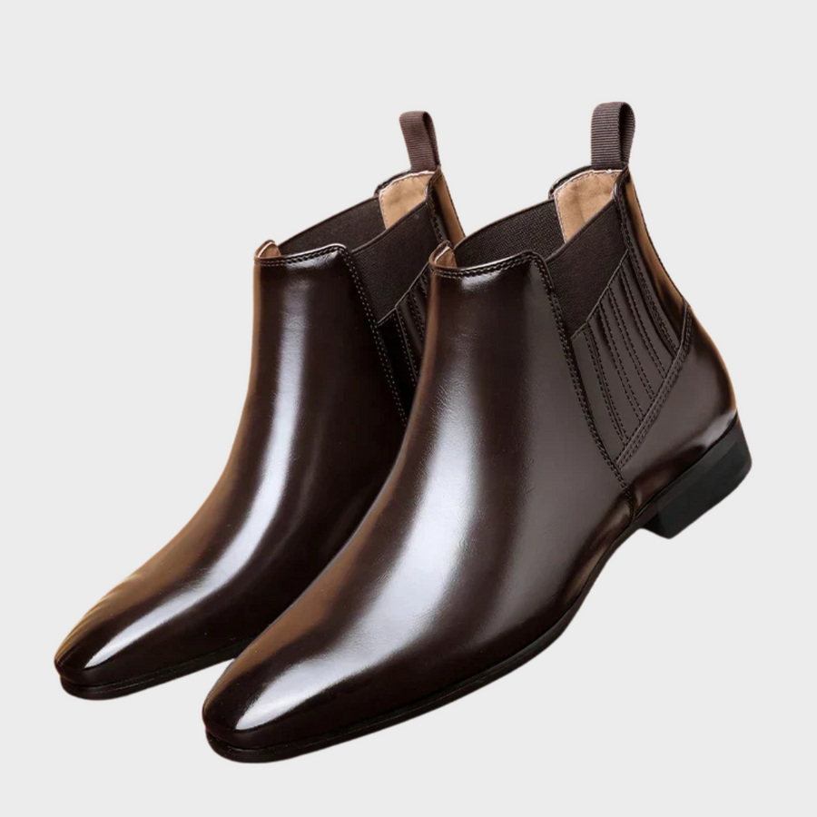 Botins de Salto em Bloco Minimalistas