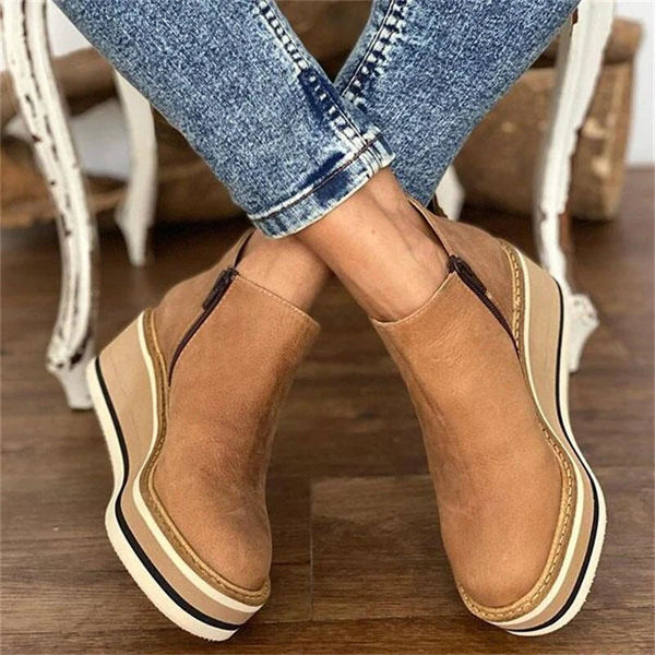 Bottines Clara — détail de la semelle et confort ergonomique