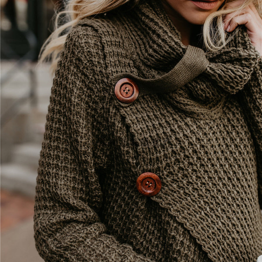 Pull rayé col rond — détail du bas et de la longueur