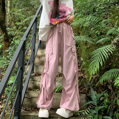 Pantalon Franca - Pantalon baggy pour femme avec grandes poches style rétro