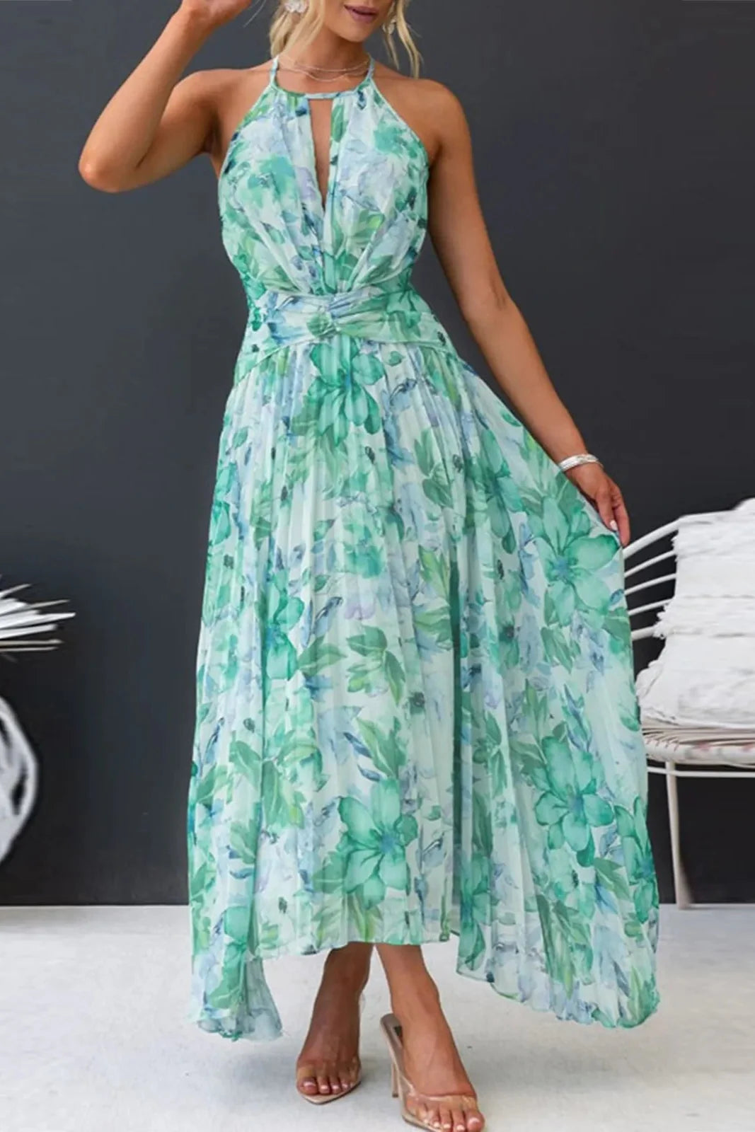 Alesa | Robe bohème d'été légère à imprimé floral