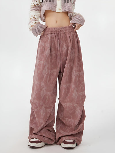 Natasia - Pantalon à Jambe Large Et Taille Elastique