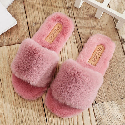 Chaussons pelucheux