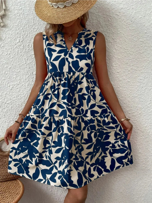 Isabelle | Robe sans manches col V