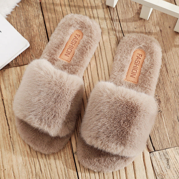 Chaussons pelucheux