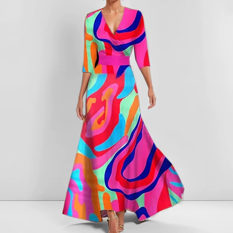 Lina™ - Robe Florale Élégante - Ressentez-vous en Confiance