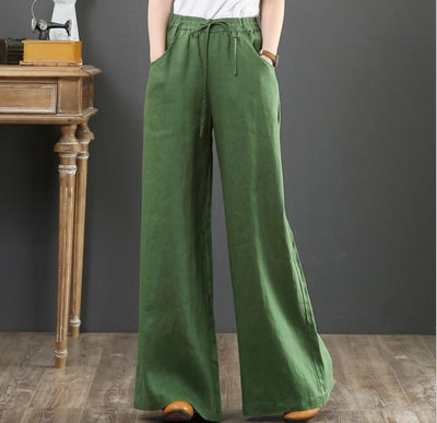 Pantalon Luciana - Pantalon léger à jambes larges pour l'été - Respirabilité maximale