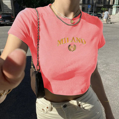 Juliane | Trendy Milano Crop Top for Women