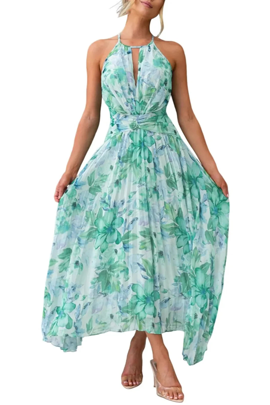 Alesa | Robe bohème d'été légère à imprimé floral