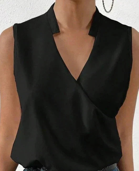 Elena - Elégant top sans manches - Intemporel, stylé & combinable de multiples façons