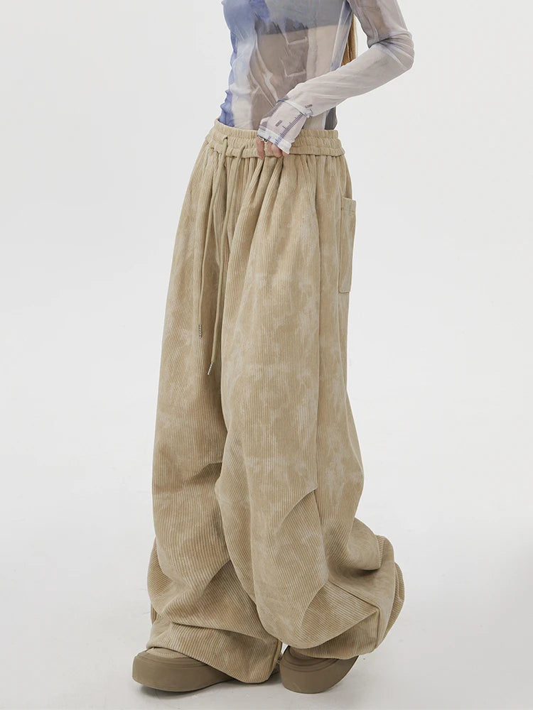 Natasia - Pantalon à Jambe Large Et Taille Elastique