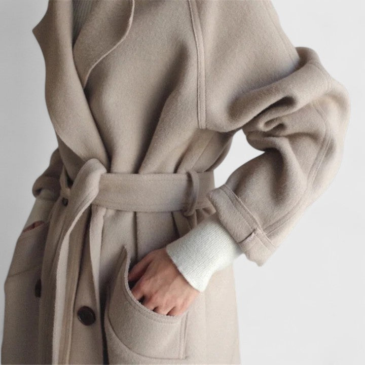 Manteau Classique Élégant à Boutons