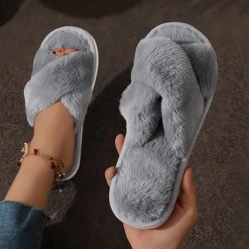Chaussons ouverts confort — vue globale en situation