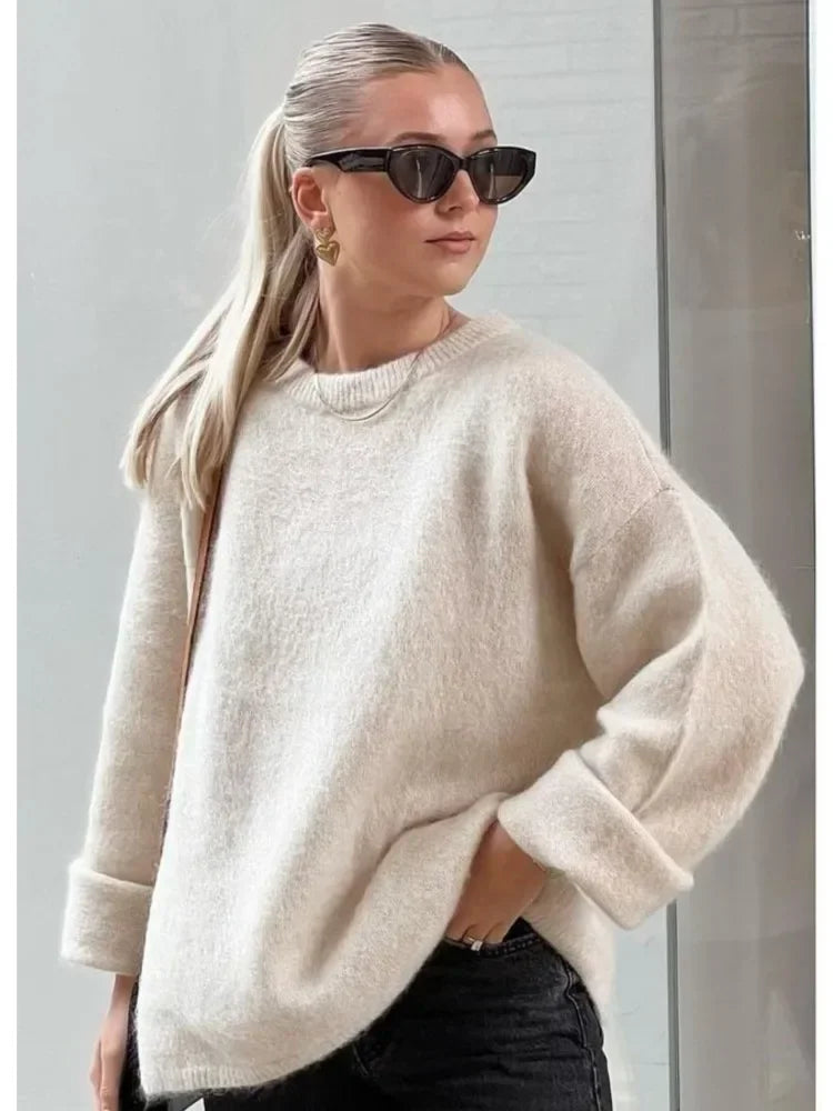 Pull Automnal Élégance et Confort