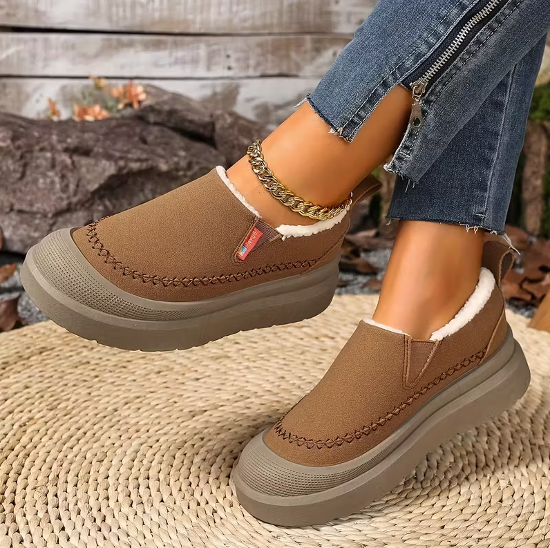Chaussons Montants Douillets à Élastiques