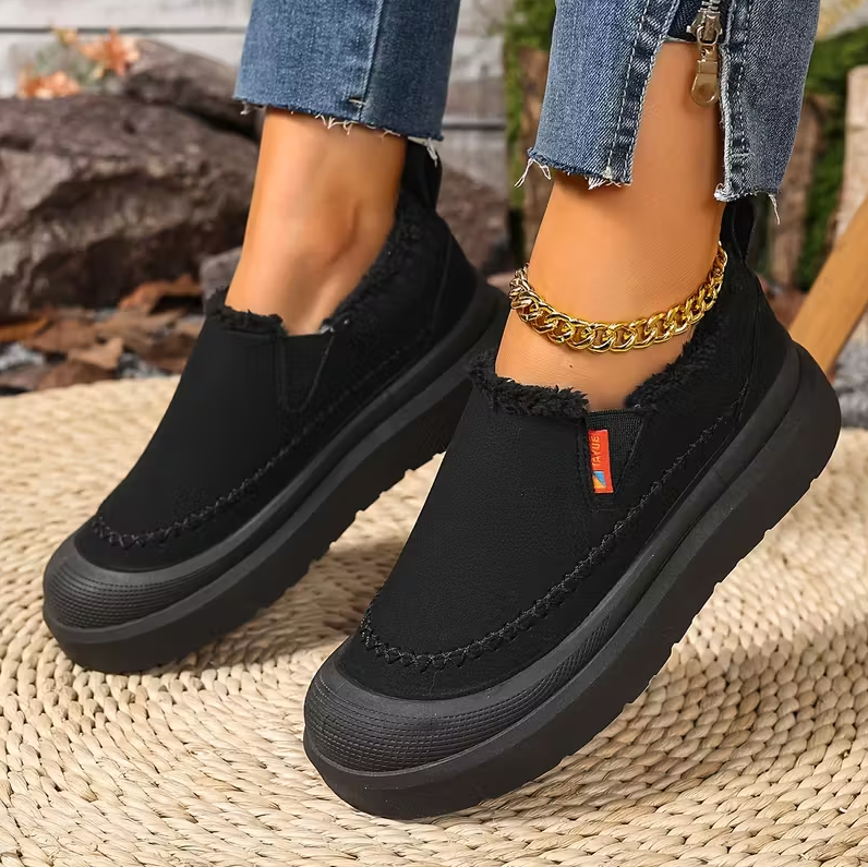 Chaussons Montants Douillets à Élastiques