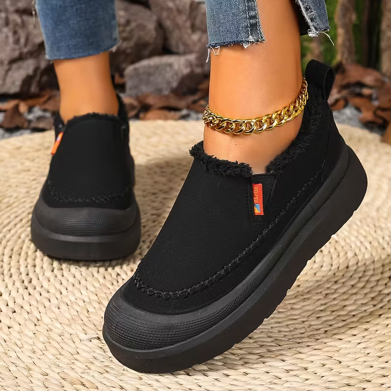 Chaussons Montants Douillets à Élastiques