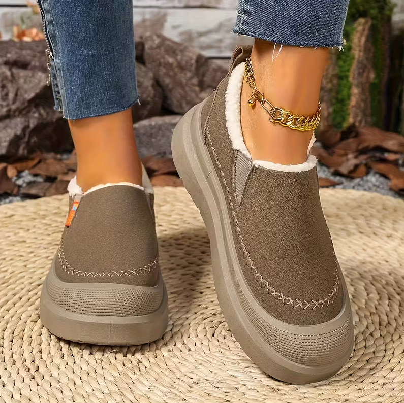 Chaussons Montants Douillets à Élastiques