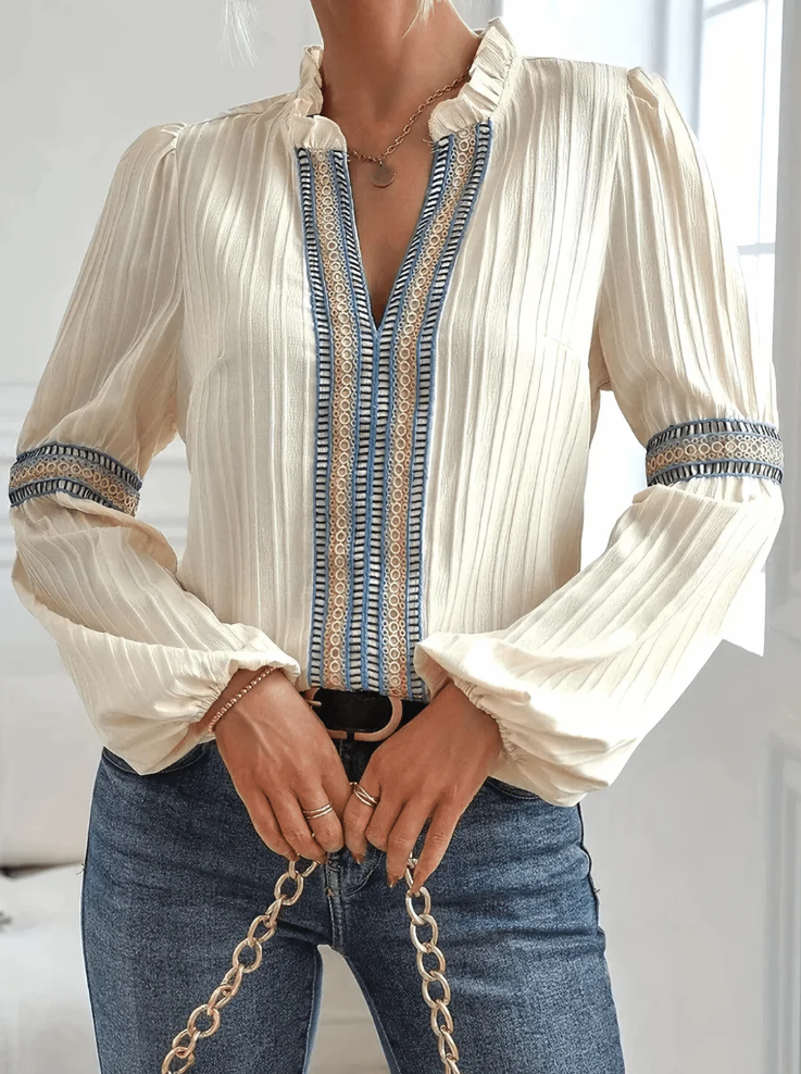 Blouse Clara Femme - Élégante avec manches bouffantes