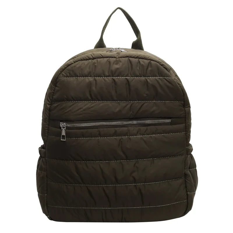 Sac à dos Ana en nylon — vue de face, grande capacité de voyage