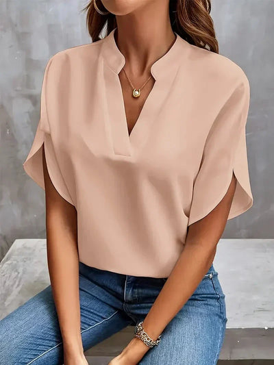 Lis - Femmes de luxe Blouse élégante en mousseline de soie