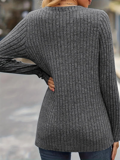 Marva - Décontracté Manches longues T-Shirt