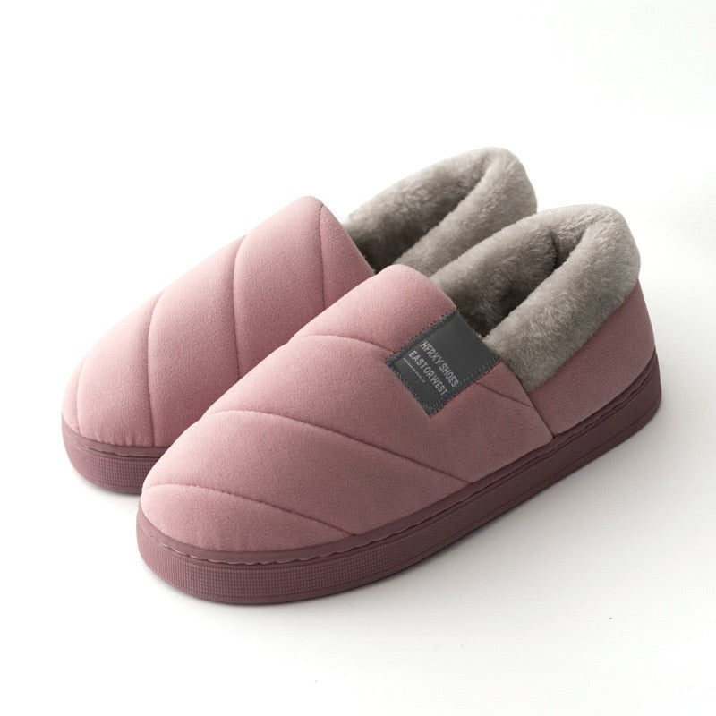 Pantoufles d'hiver chaudes et confortables