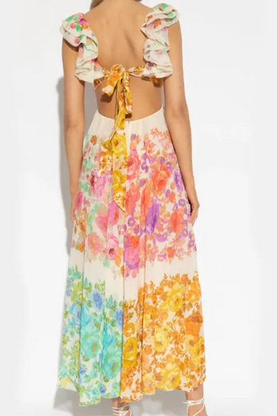 Seraphina | Robe d'été à manches longues et volants