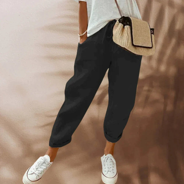 Pantalons à cordon pour femmes