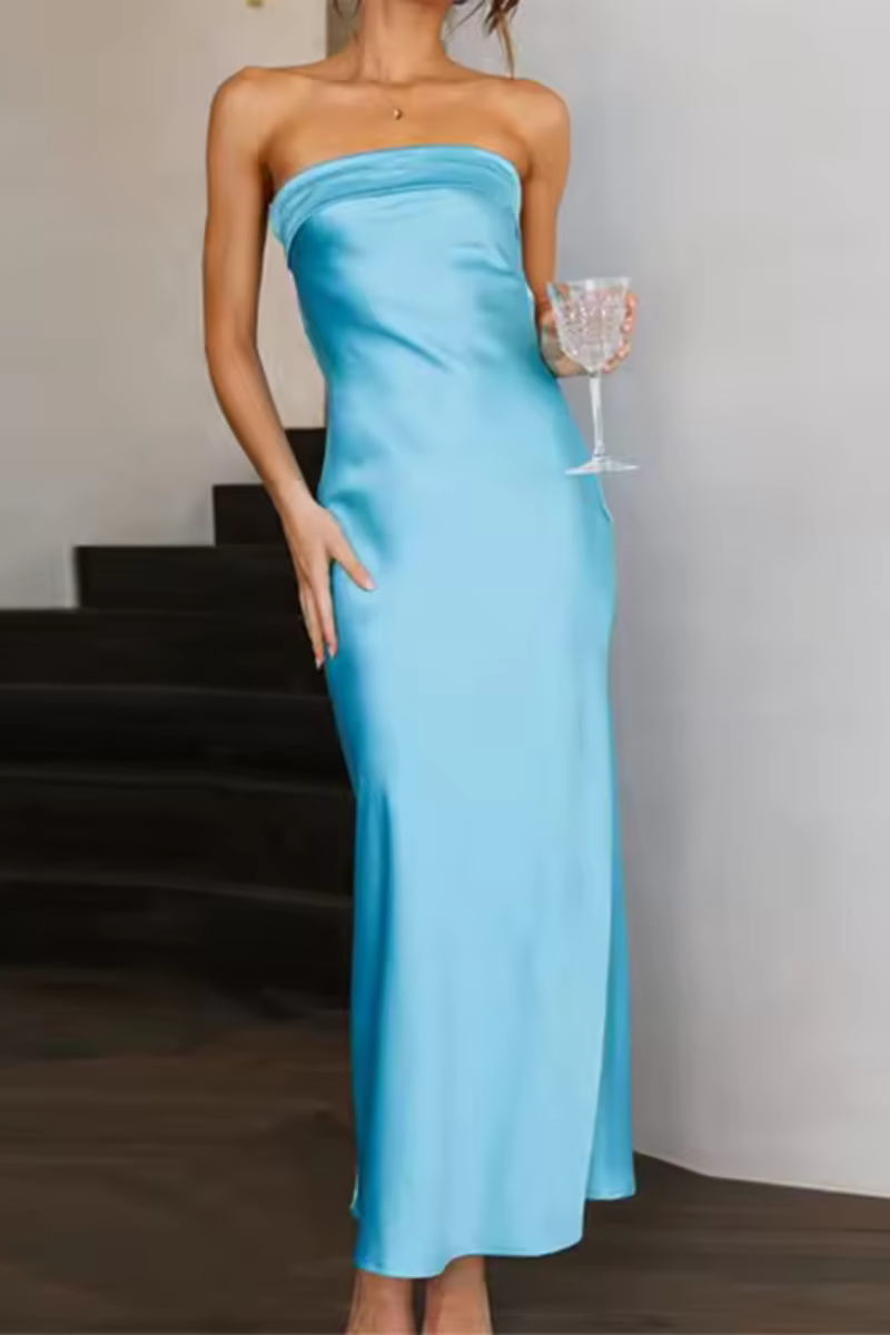 Thalia | Robe longue tube d'été