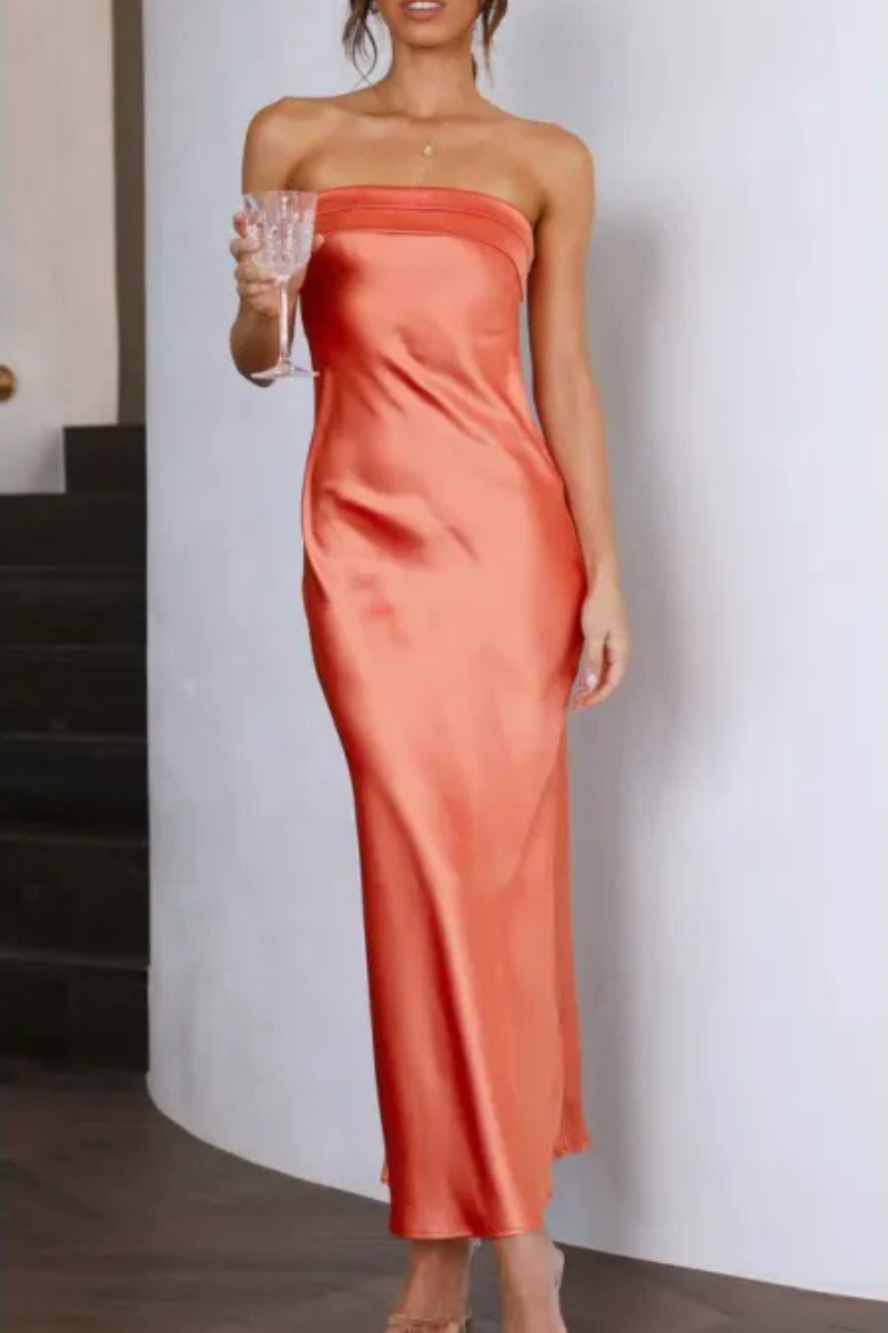 Thalia | Robe longue tube d'été