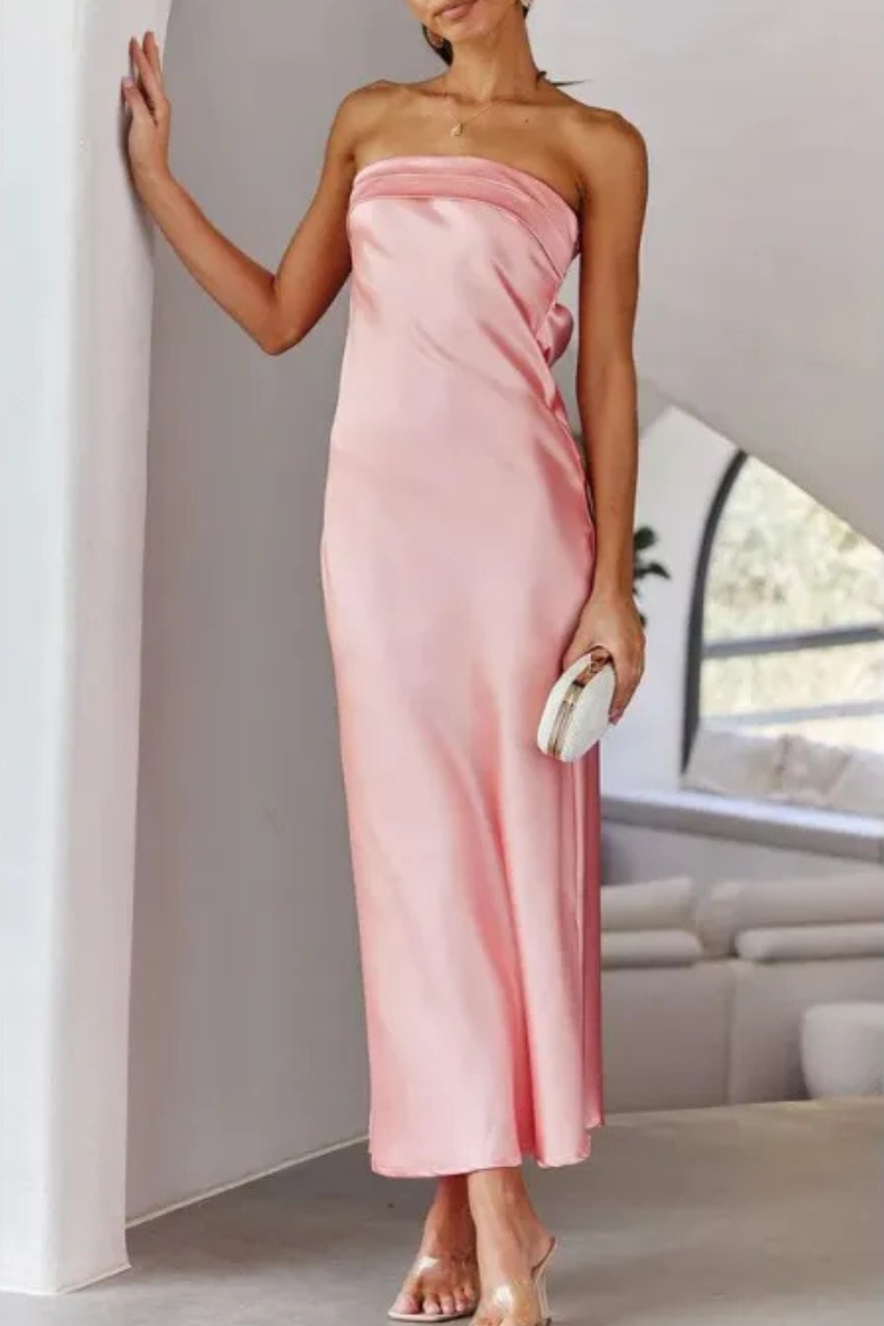 Thalia | Robe longue tube d'été