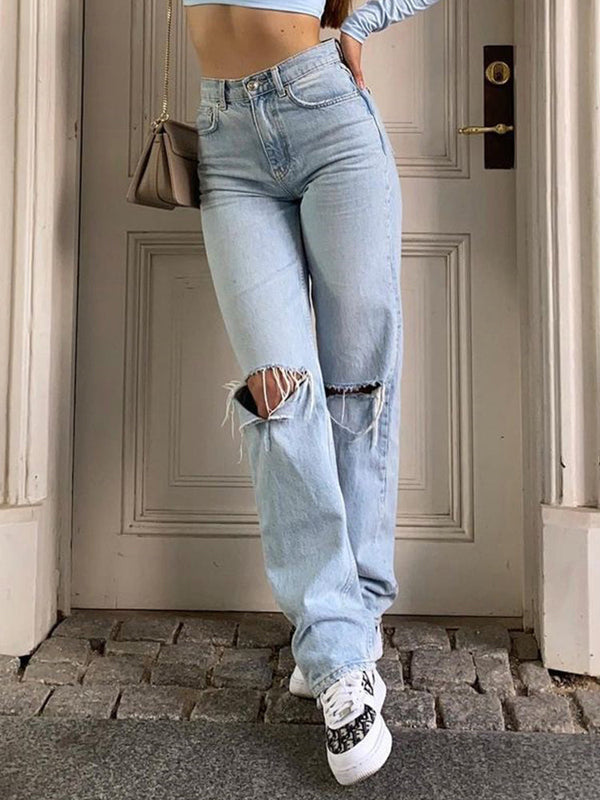 Jeans déchirés pour femmes