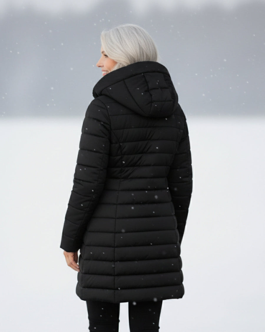 Casaco Comprido Acolchoado — Warmth & Style