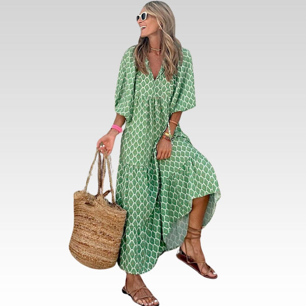 Robe Longue Bohème - Élégance et Légèreté pour l'Été