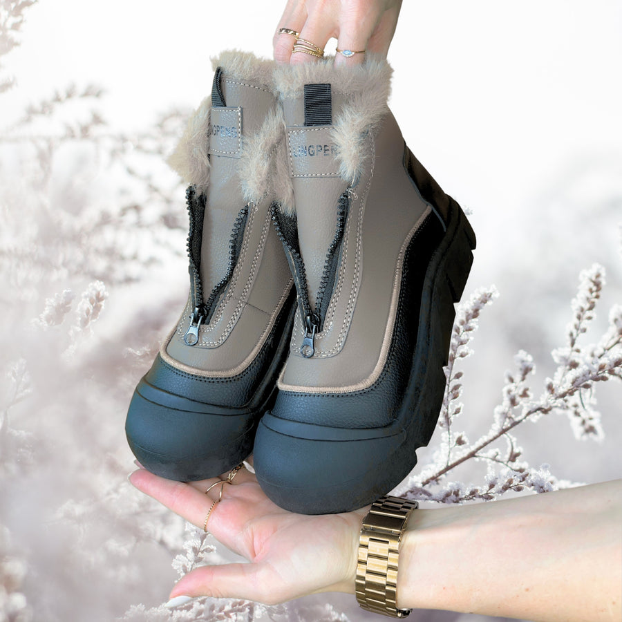 Bottes Montantes à Fermeture Éclair