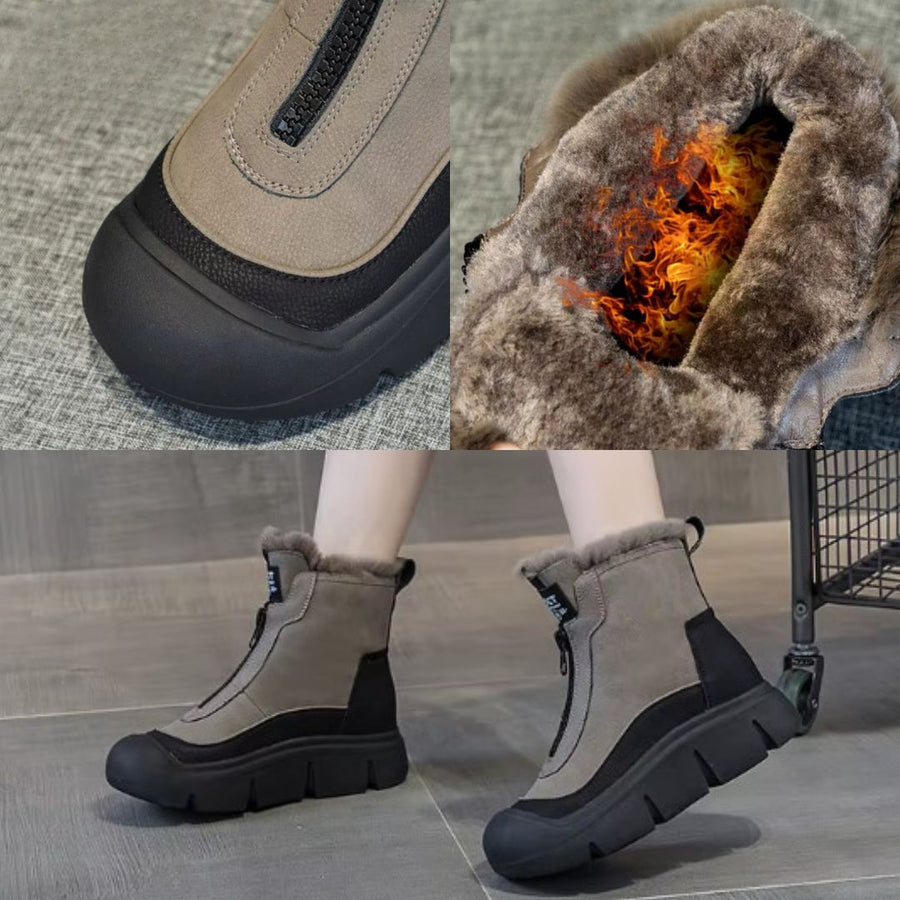 Bottes Montantes à Fermeture Éclair