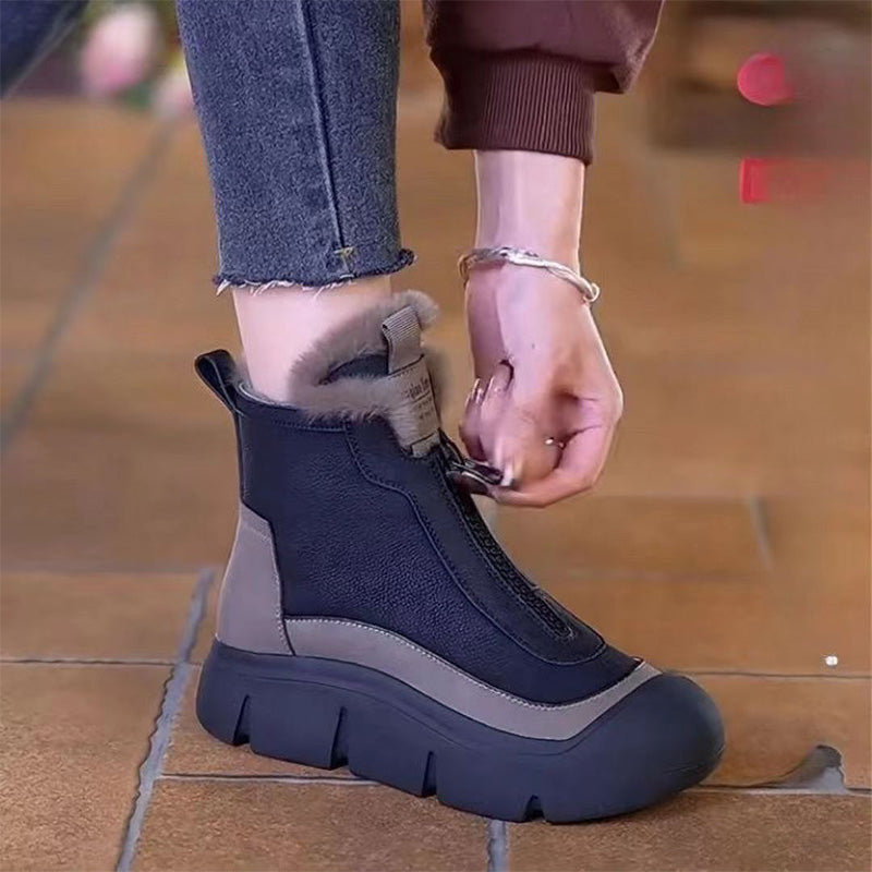 Bottes Montantes à Fermeture Éclair