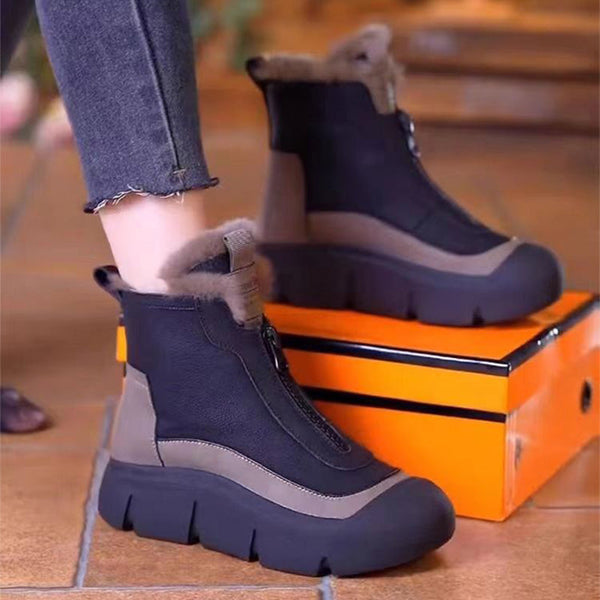 Bottes Montantes à Fermeture Éclair