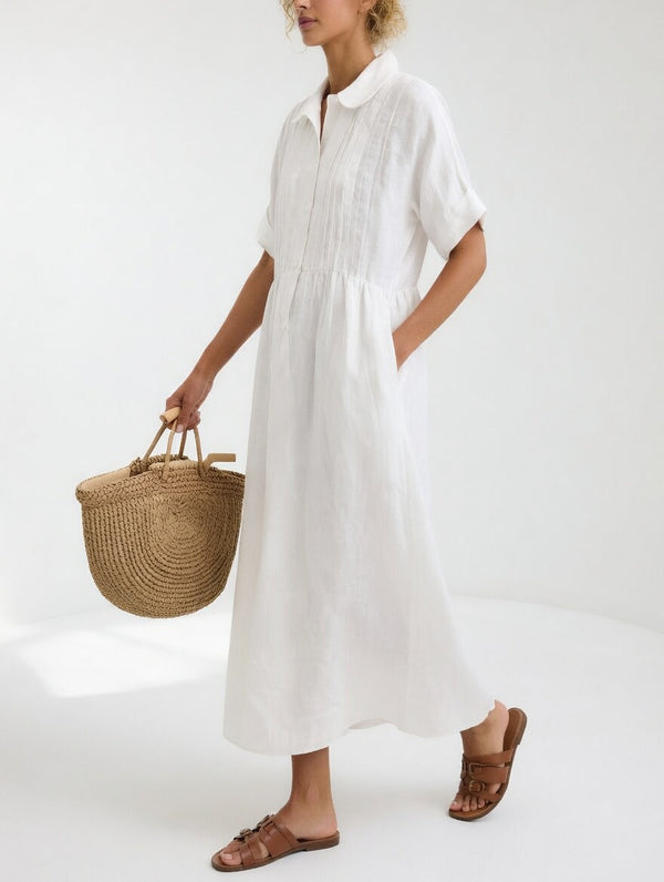 Lylia | Robe Chemise Estivale Coupe Ample