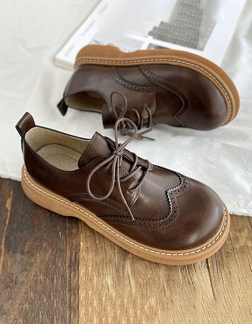 Derbies à Lacets Bout Rond