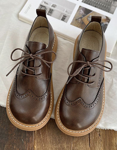 Derbies à Lacets Bout Rond