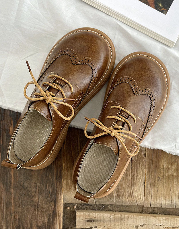 Derbies à Lacets Bout Rond